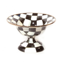Courtly Check Enamel Compote-Small 89222-40